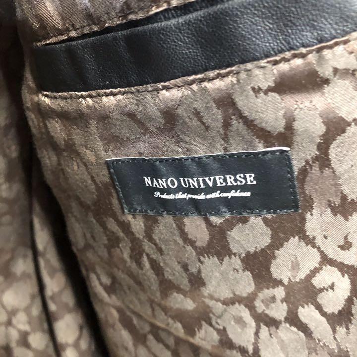 Nano Universe Schott レザーダウン