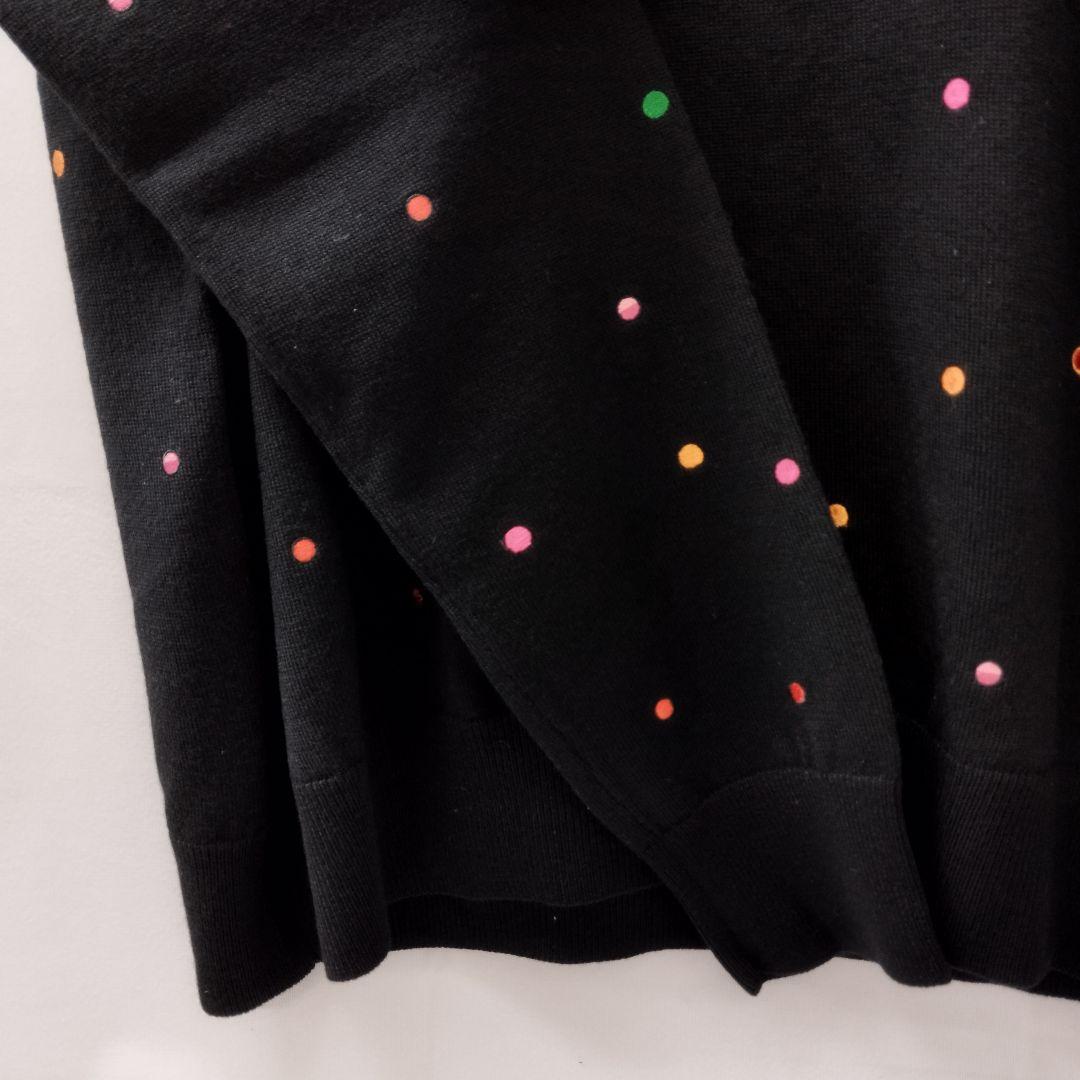 PS PaulSmith　ポール・スミス　ニット　黒　ドット　Sサイズ