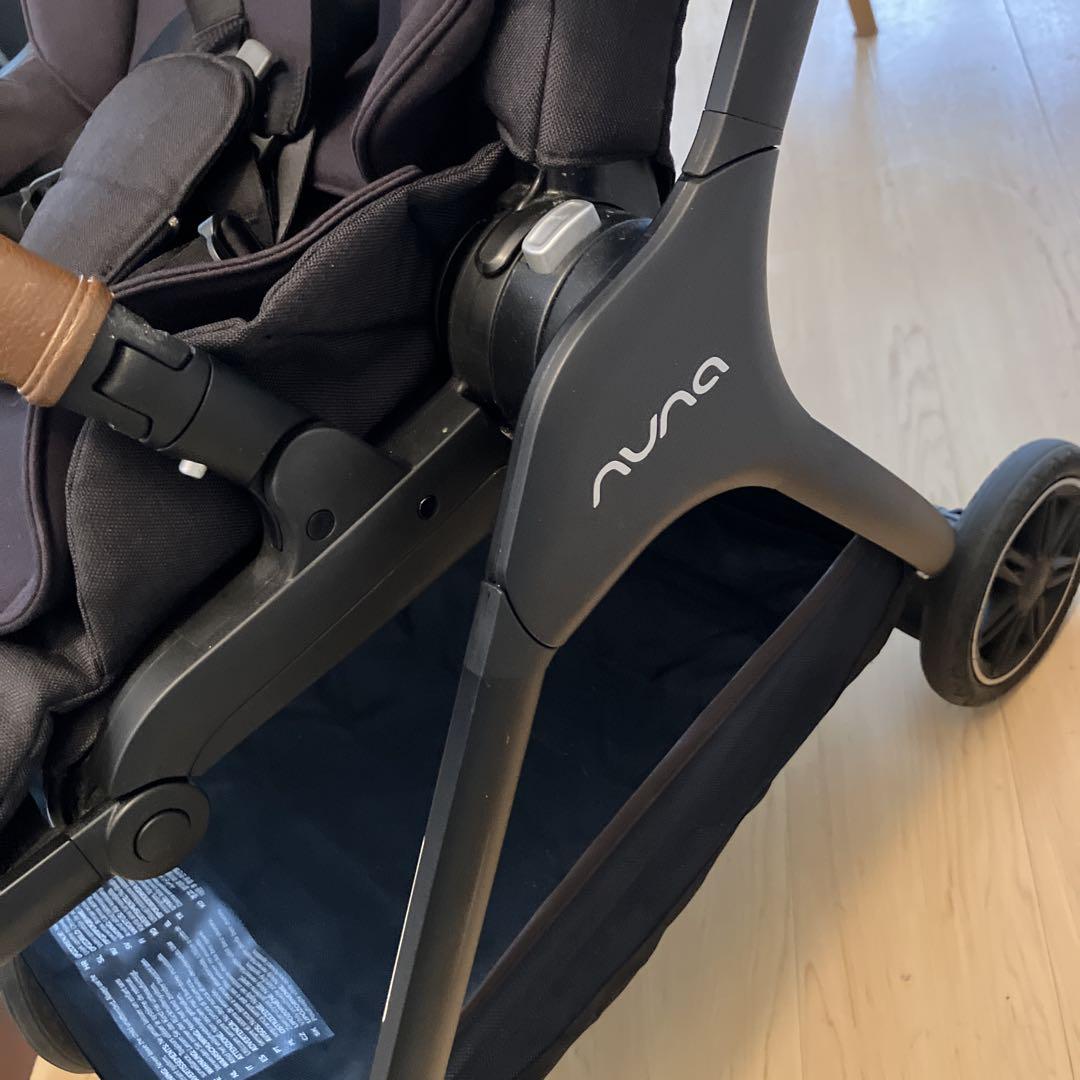 ベビーカー　Nuna ヌナ　triv リングアダプター　レインカバー