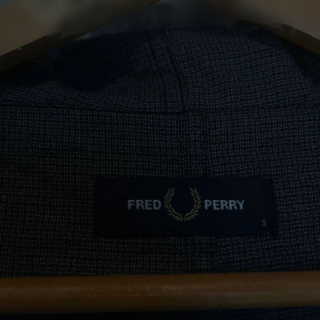 FRED PERRY ライダース型フード付きグレー モッズコート　着用1回美品！