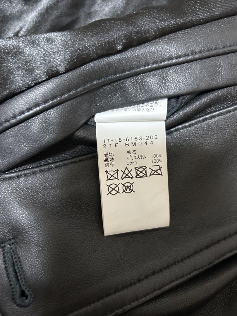 【完売品】Beams ビームス レザーカーコート　2024aw