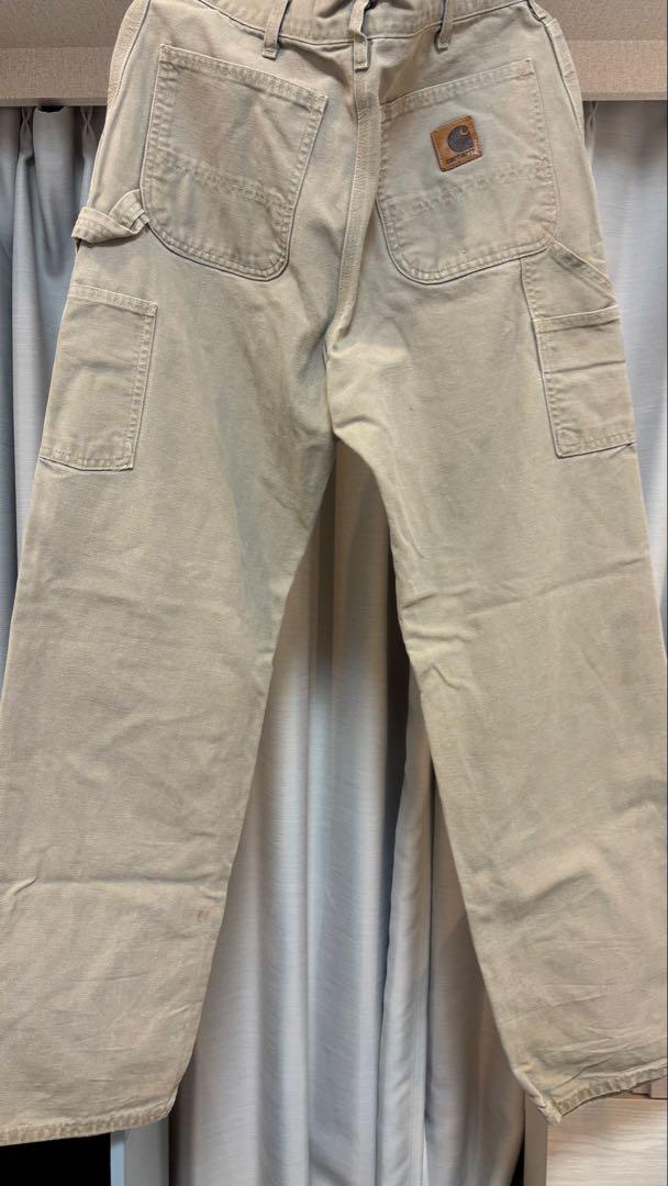 Carhartt ペインターパンツ ベージュ 古着 32×32