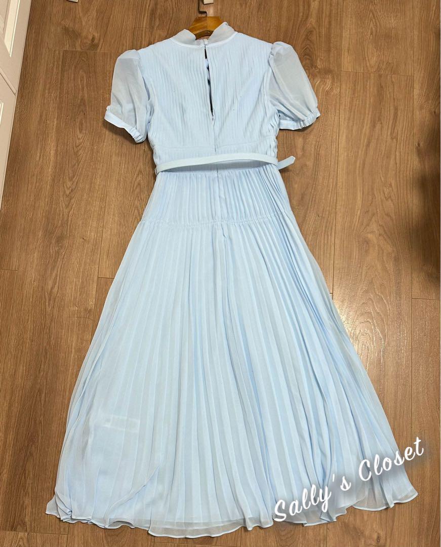 ❤️人気新作 新品♡ SelfPortrait 水色ロングワンピース♡　A42