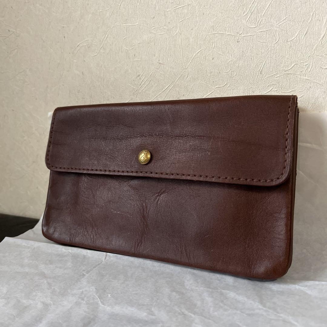 ゲンテン　長財布　シャドーオイルダブルフラップ