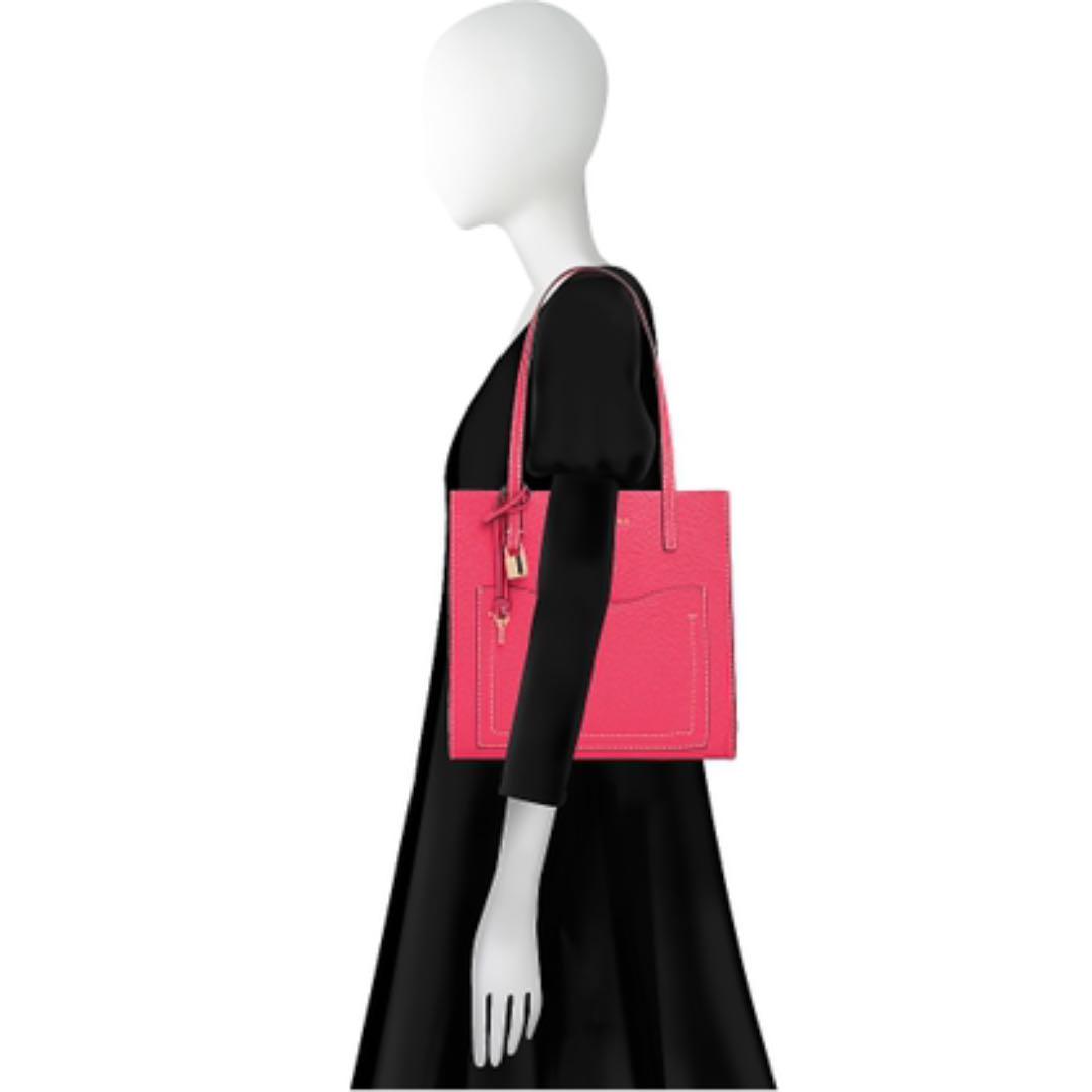 好評在庫あ MARC JACOBS マーク ジェイコブス 牛革トートバッグ ピンク jBcIO-m30617900553 格安大得価