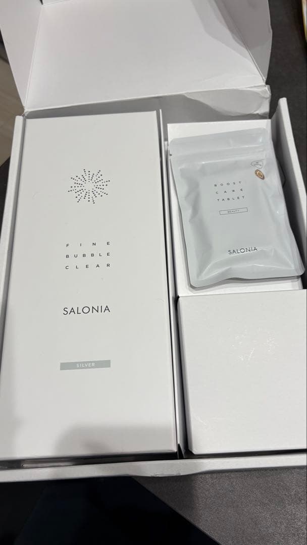 SALONIA シャワーヘッド ファインバブルクリア SALONIA シャワーヘッド ファインバブルクリア