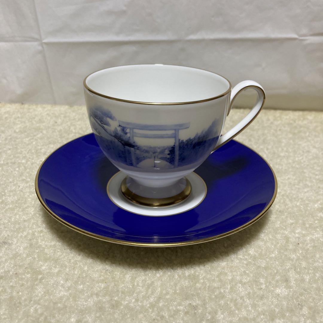 NARUMI ナルミ　伊勢神宮大鳥居　コーヒーカップ&ソーサー　洋食器　伊勢志摩