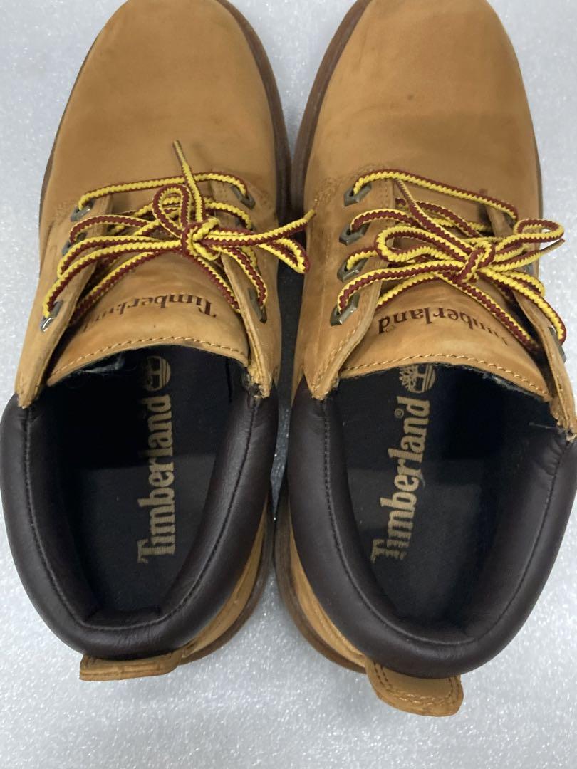 C）Timberland ショートブーツ ウィートヌバックレザー 25cm