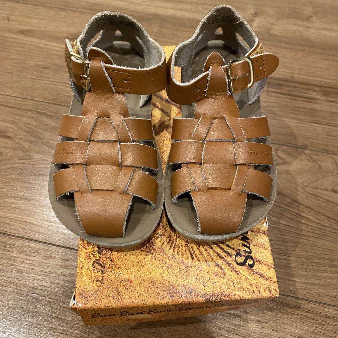 Saltwater sandals 9（16㎝） TAN - メルカリ