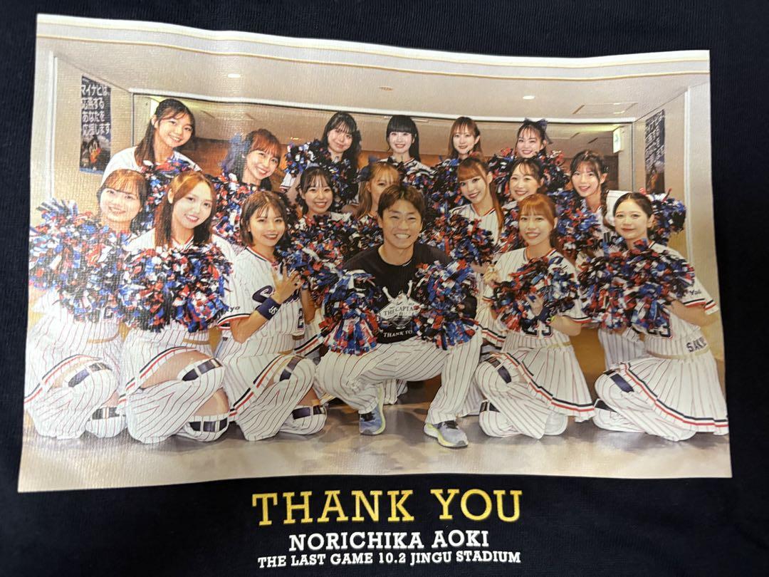ヤクルトスワローズ青木宣親引退記念第三弾グッズTシャツ新版未