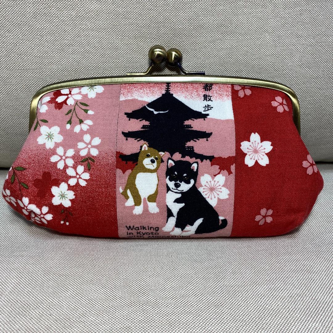 品質保証SALE とぉびお様専用 豆柴 大きめがま口ポシェット&がま口長財布 8Ahe0-m30629384025 大人気即納