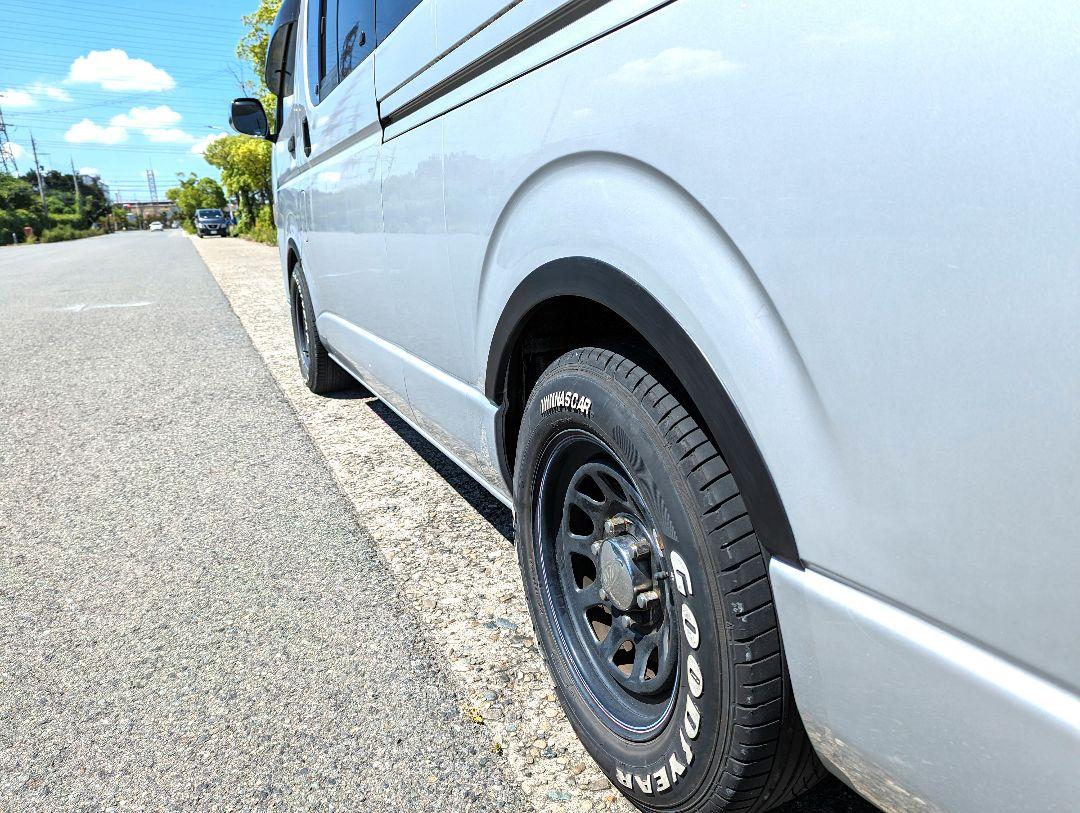 ハイエース ローダウンルック オーバーフェンダー 30ミリ 車検
