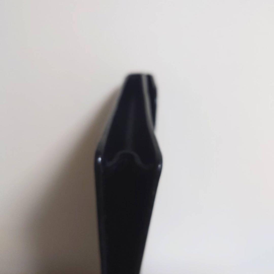 PORTER ビジネスバッグ ブリーフケース ロゴ シルバー金具 レザー 黒
