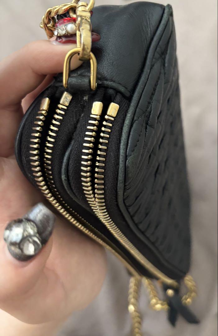 MIU MIU ブラック キルティング バッグ