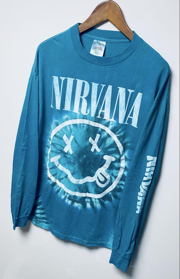 最旬トレンドパンツ SMILE ⭐️未使用品NIRVANA L/ メルカリ - Lサイズ☆ USA製 TEE S トップス
