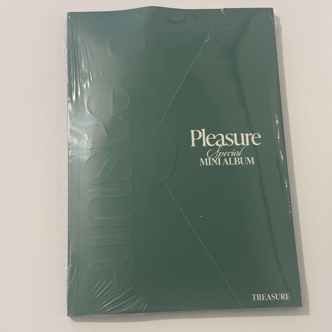 TREASURE Pleasure シリアル 新品未開封】TREASURE PLEASURE アルバム green ver. - メルカリ