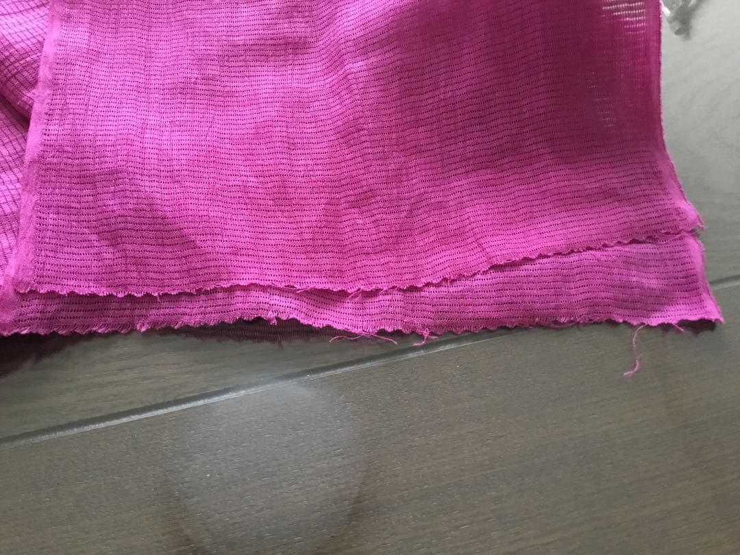 和想庵衿秀 可愛いピンク色の近江麻の帯揚げ 和想庵衿秀 可愛いピンク色の近江麻の帯揚げ