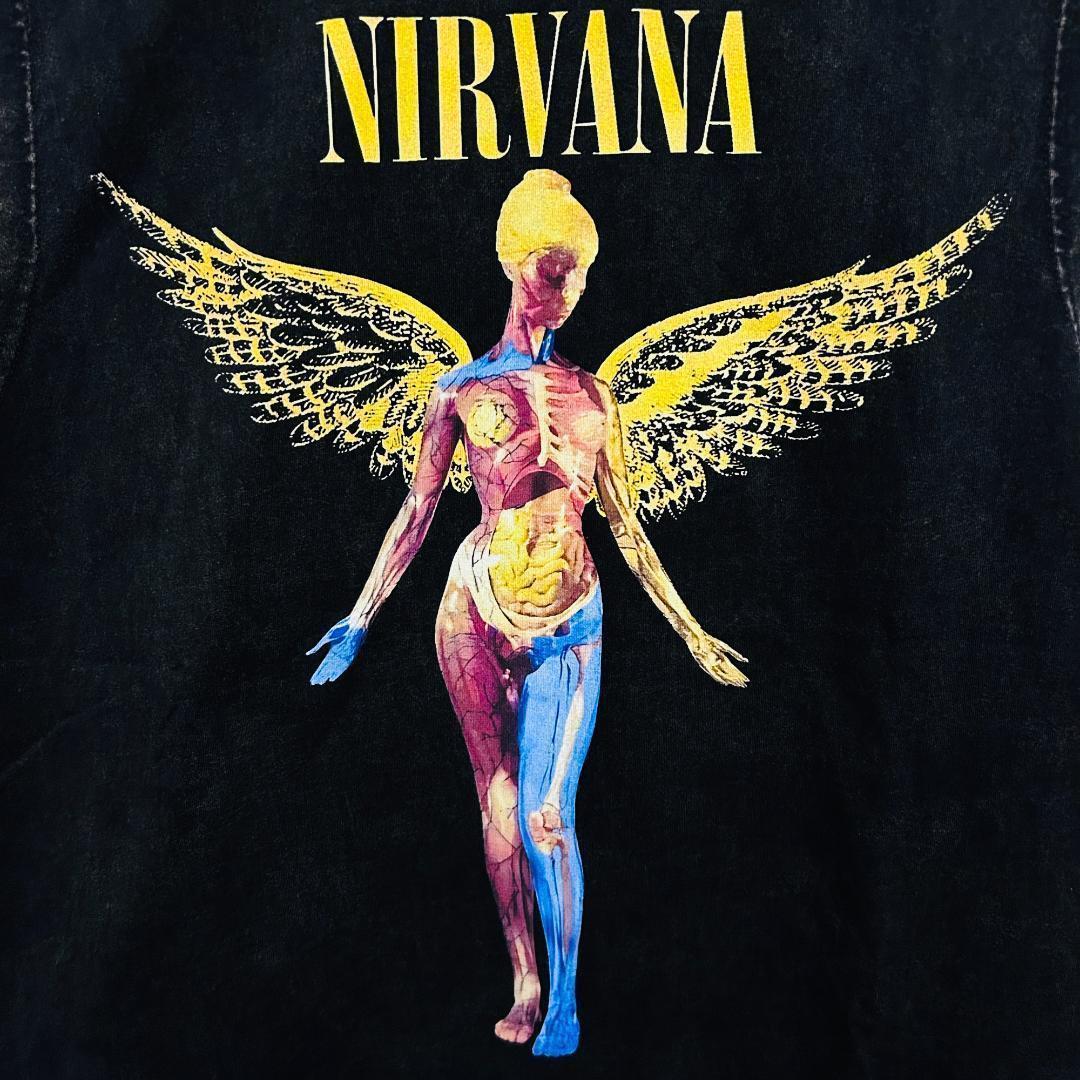 【boohoo】NIRVANA ライセンスプリントタンクトップ NIRVANA タンクトップ Tシャツ 夏 新品 お洒落 XL 2XL - メルカリ