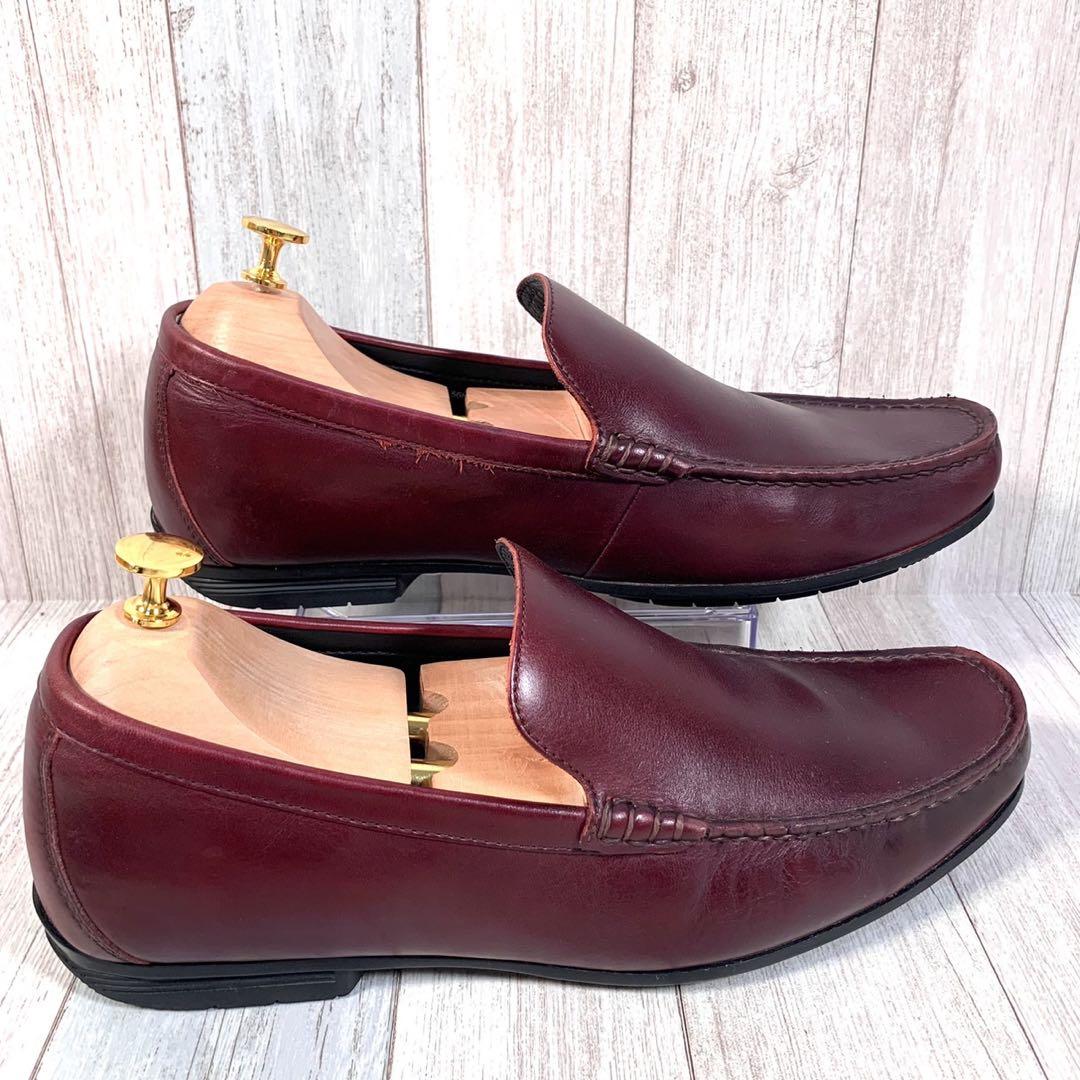 ✨美品✨リーガル REGAL ドライビングシューズ【27】56HR ボルドー