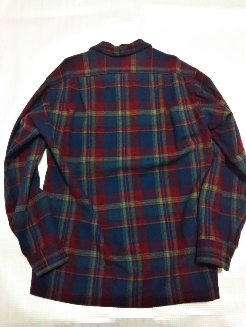 70s USA製 Pendleton マルチ チェック 開襟 ボックス シャツ 70s USA製 Pendleton マルチ チェック 開襟 ボックス シャツ
