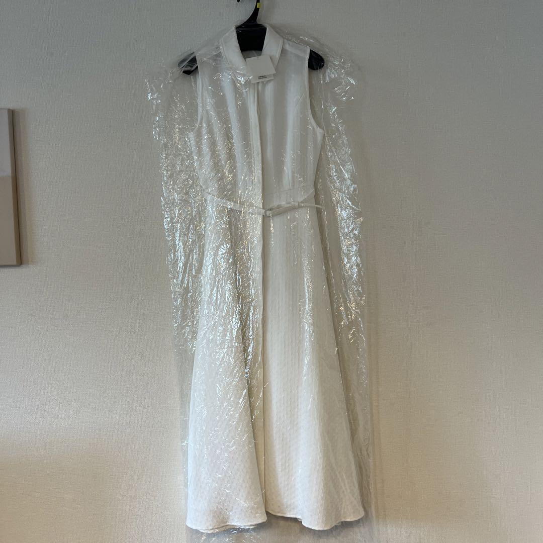 laubeblanc Belted Jacquard Dress ワンピース
