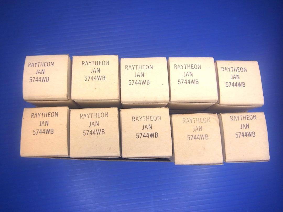 【１０本セット】RAYTHEON JAN 5744WB　真空管　新品