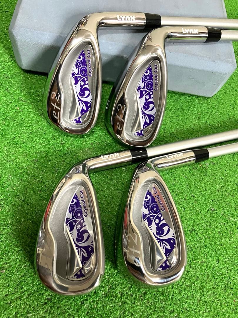 リンクス Crystal Cat ハーフセット　極美品‼️ リンクス Crystal Cat レディースハーフセット極美品\u203c️