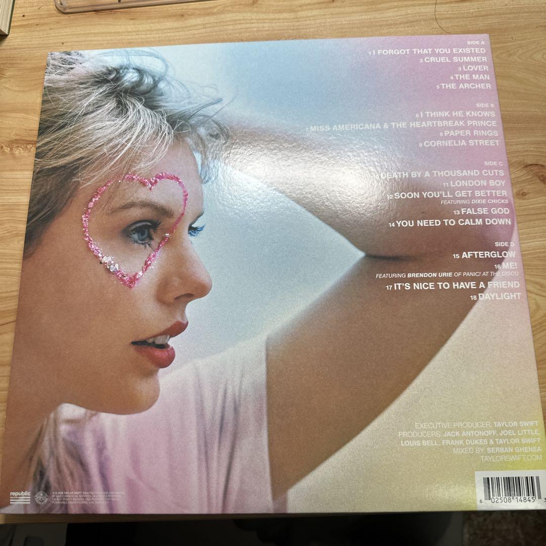 洋楽 Lover record TAYLOR SWIFT