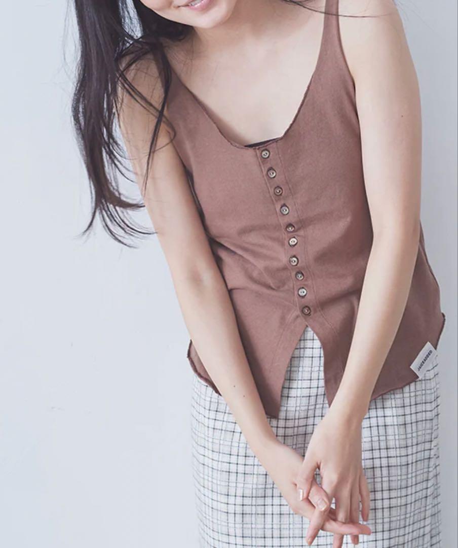 JOICEADDED ジョイスアディッド Jersey Camisole Top