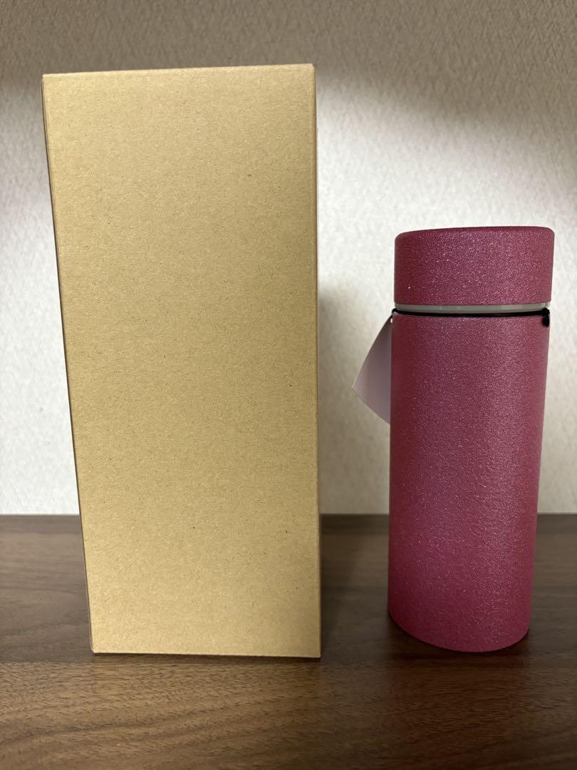スターバックス　ホリデー2023 ステンレスボトル　グリッター　ピンク