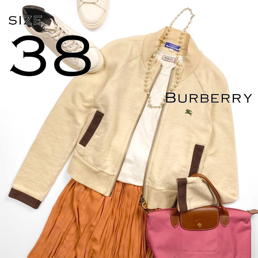 BURBERRYバーバリー コットン製クロップドトラックジャケットM BURBERRY