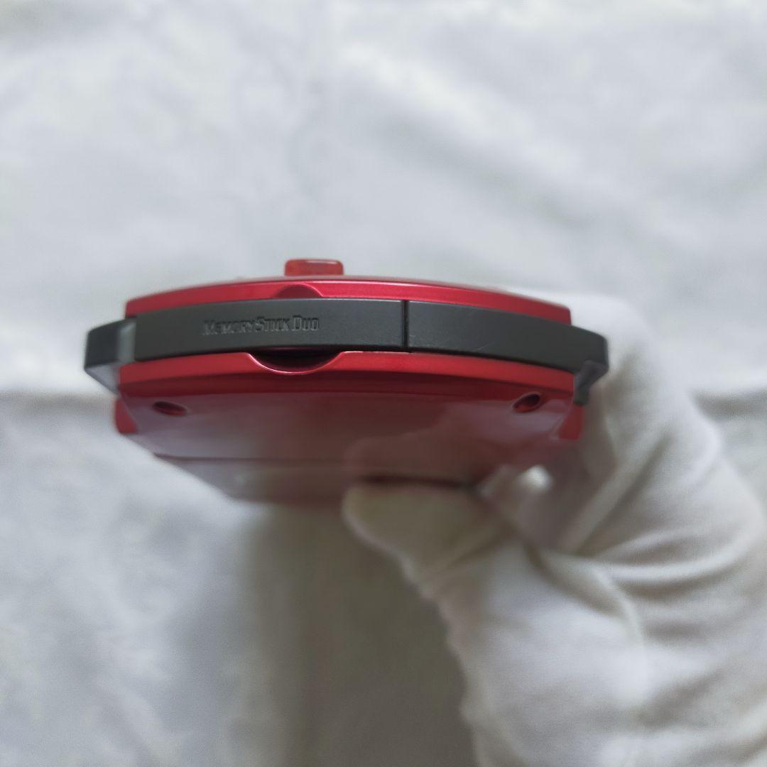 PSP 3000 すぐ遊べるセット レッド目立った傷や汚れなし UP786_INFO