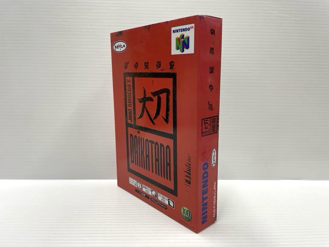 【箱・説明書付き！】大刀 －DAIKATANA－ニンテンドー64レアソフト 箱・説明書付き！】大刀 －DAIKATANA－ニンテンドー64レアソフト