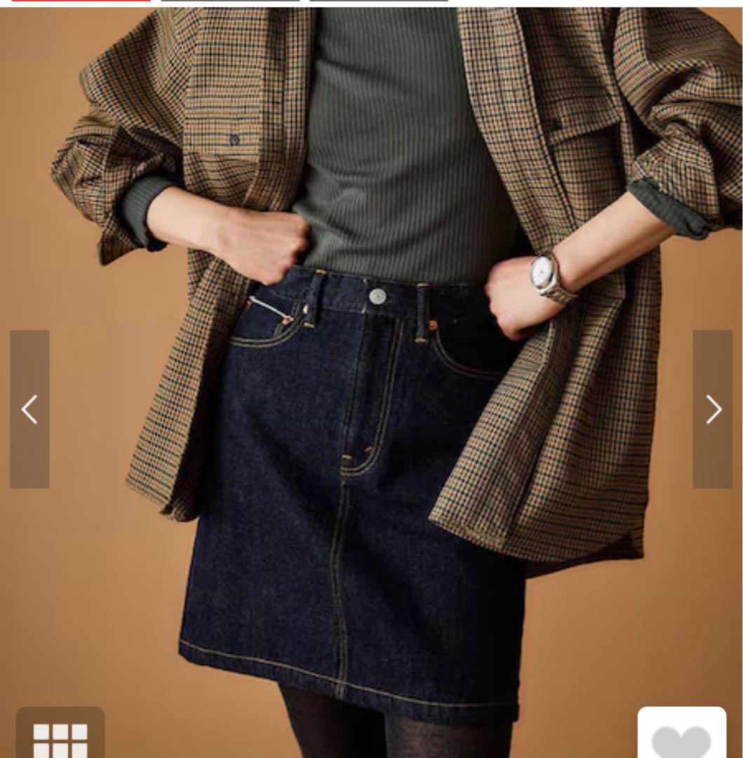 スカート THE SHINZONE DENIM MINI SKIRT
