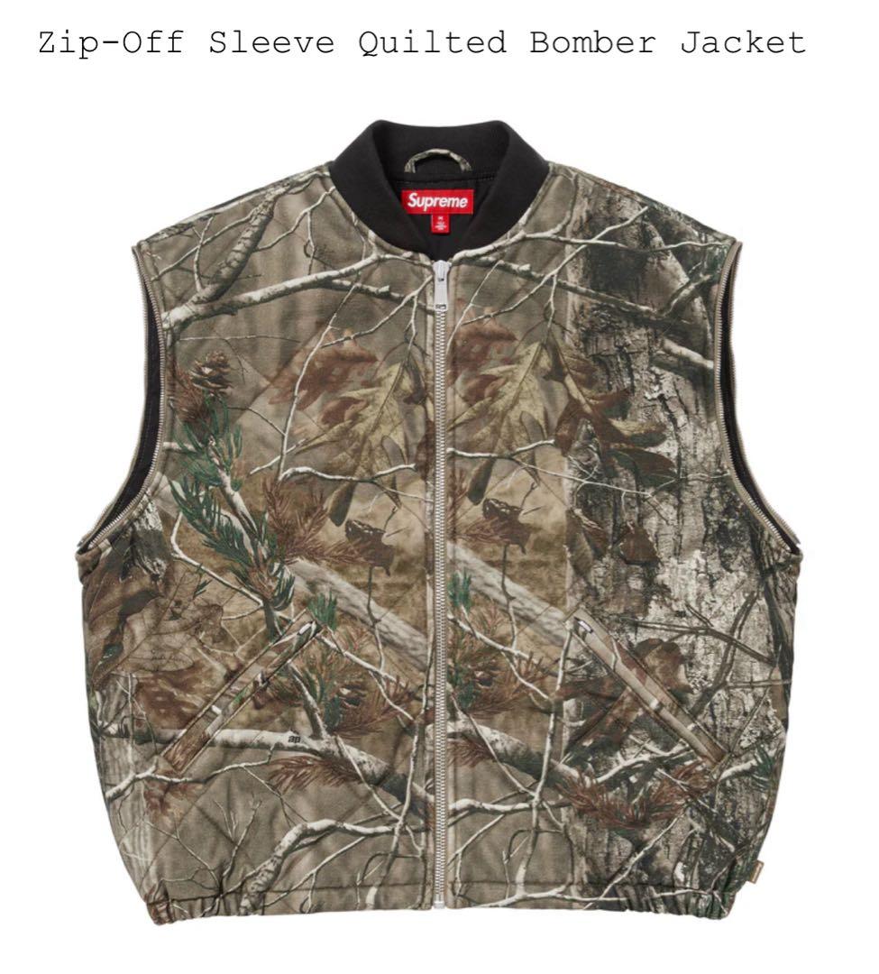 Supreme Zip-Off Sleeve Bomber Jacket L