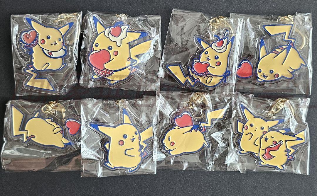 ポケモン PIKACHU DINER アクリルキーホルダー ピカチュウ コンプ