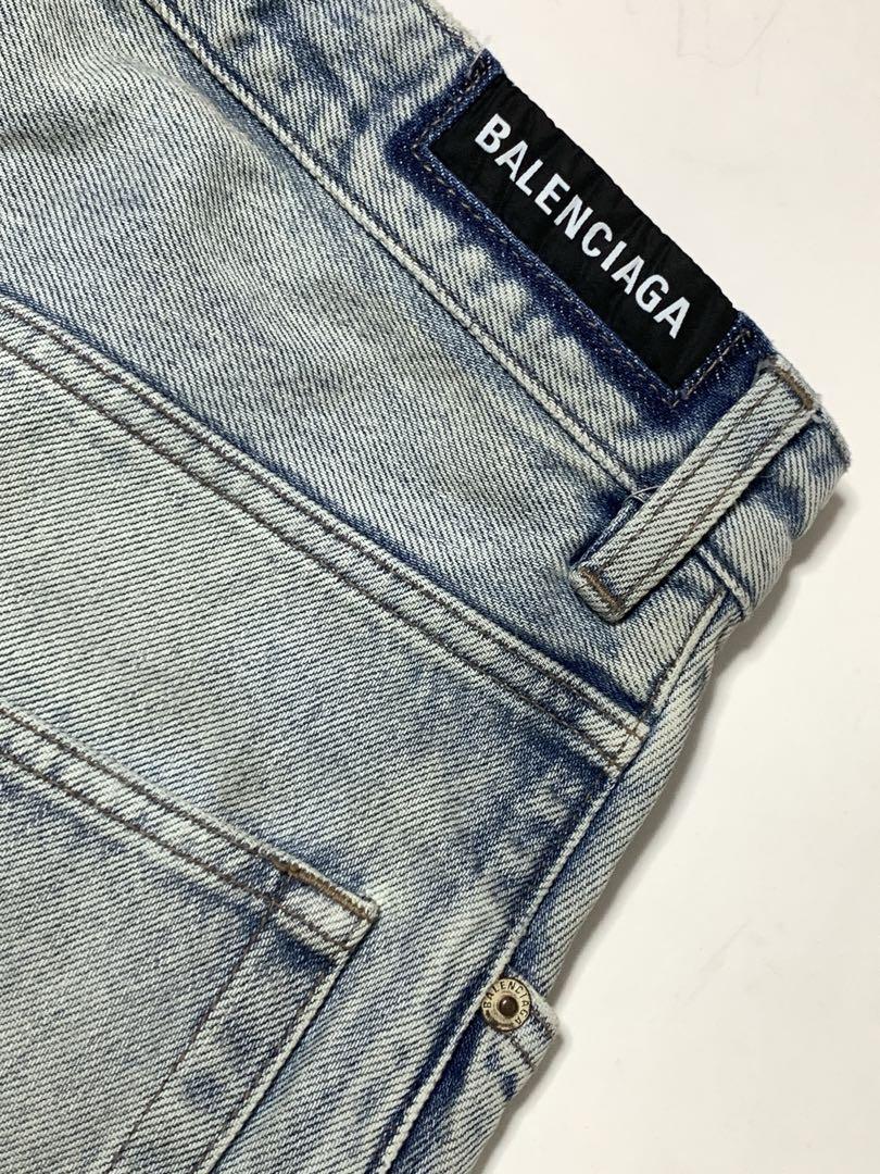 新品《 BALENCIAGA 》Baggy パンツ S ブルー ジーンズ