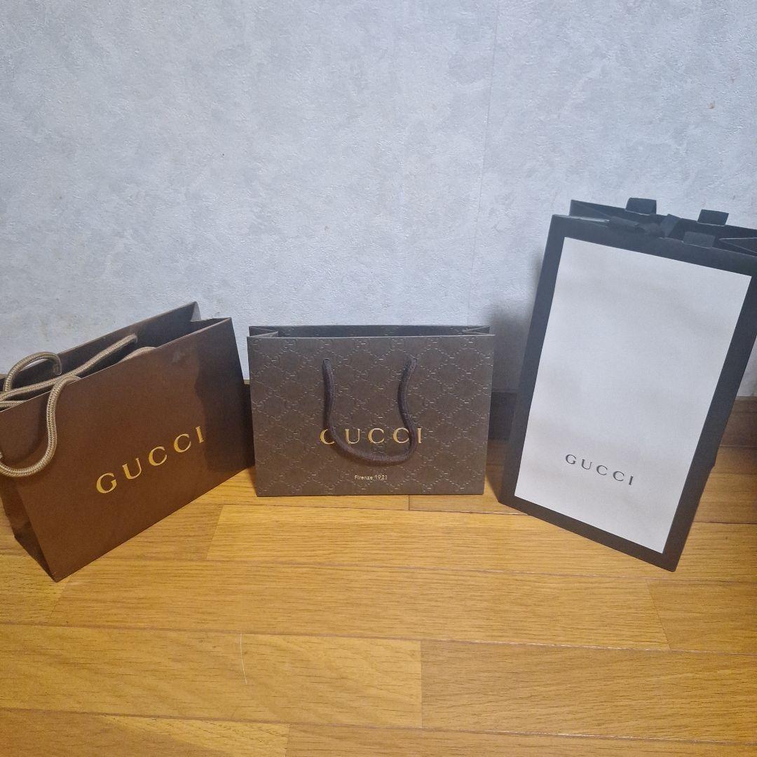 GUCCI。ショッパーセット