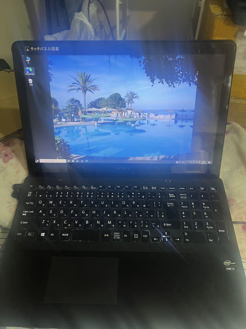 Sony パソコン　SVF15A17CJB SSD384GB タッチパネル Sony パソコン SVF15A17CJB SSD384GB タッチパネル