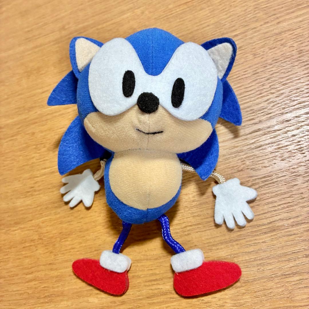 【 レトロ 】1991年製 セガソニック ぬいぐるみ 現状品 1991年 SEGA ソニック・ザ・ヘッジホッグ ぬいぐるみ 非売品 レア