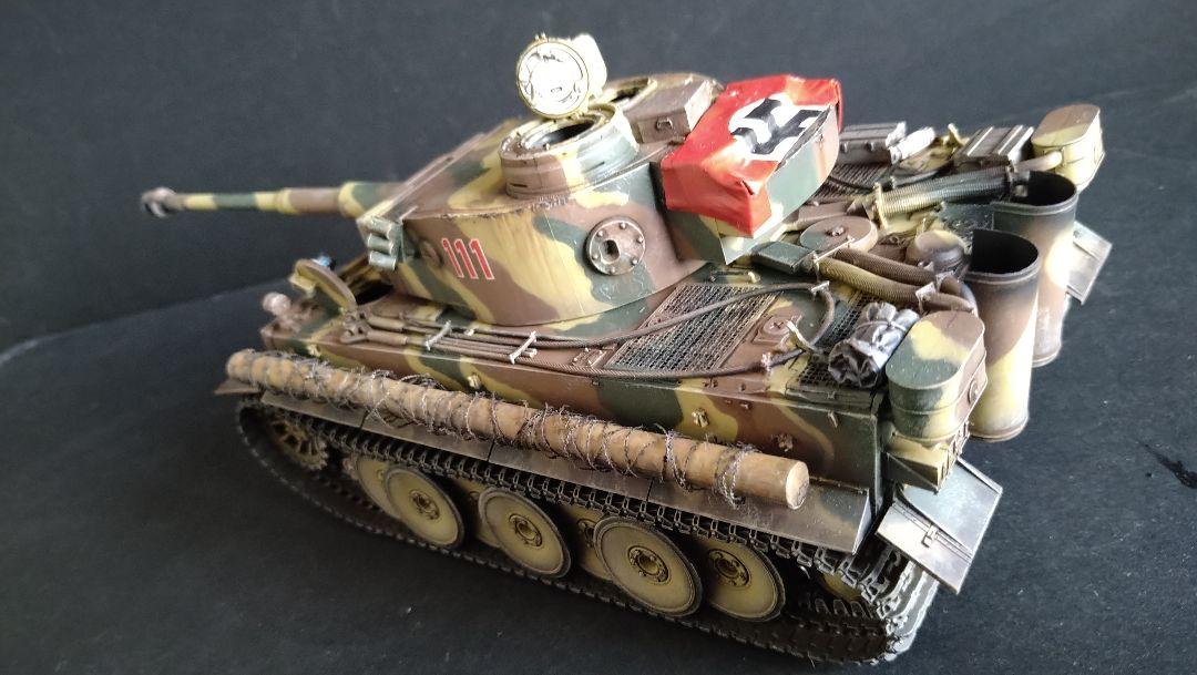 数量限定人気 1 装飾台 ミニジオラマ 戦車単体可 dMmrV-m30658035558 35 タイガー1プラモデル完成品 定番最新品