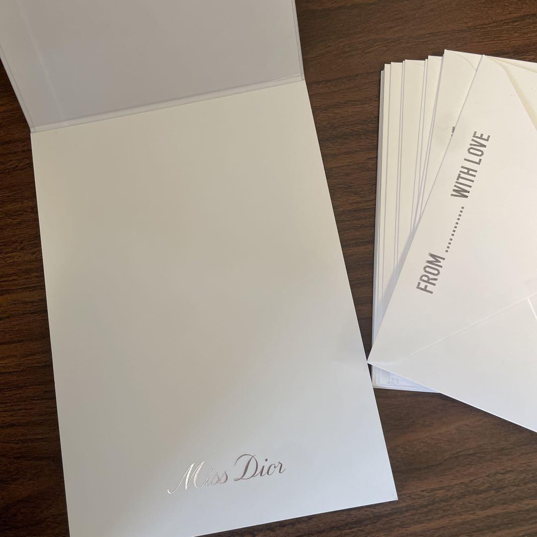 miss dior  ノベルティレターセットレターキット
