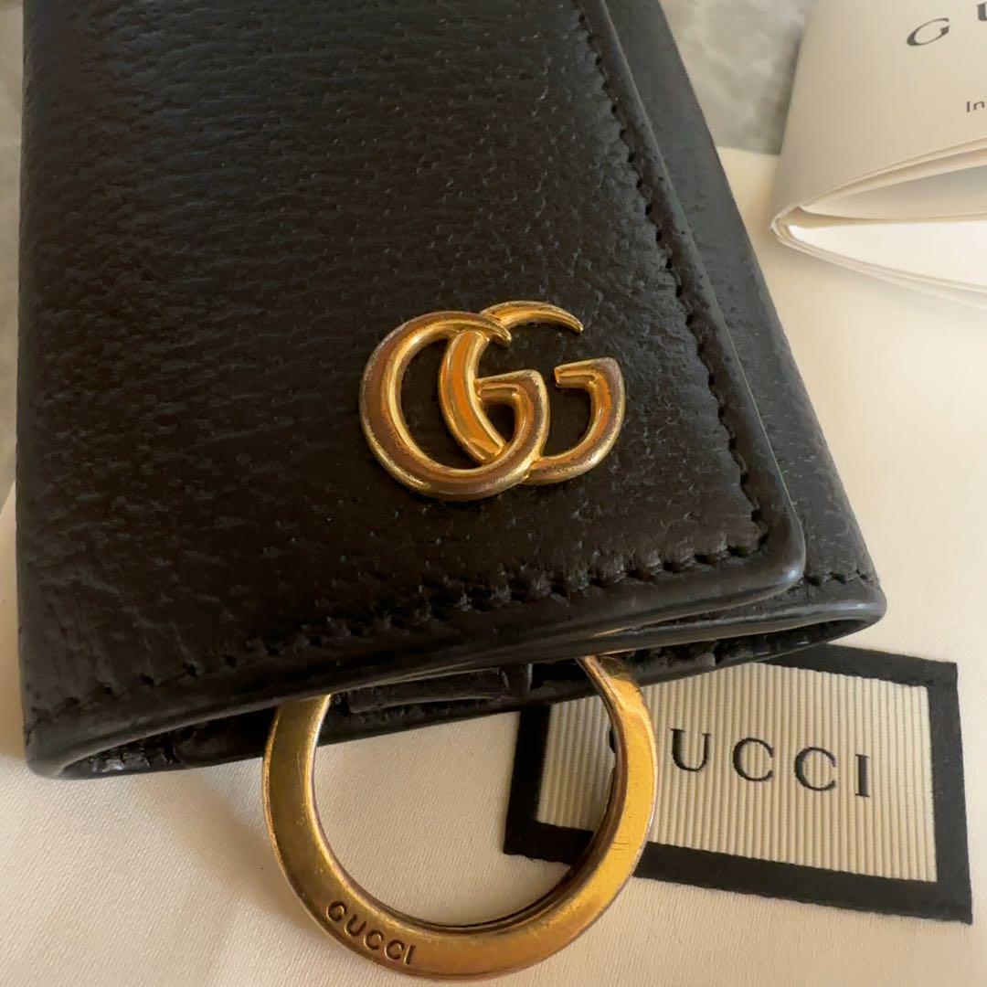 GUCCI GGマーモント　キーケース