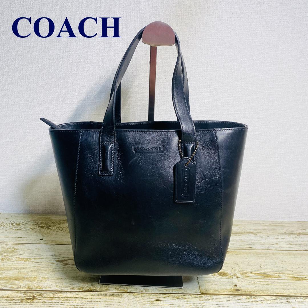 COACH❤オールドコーチ トートバッグ ハンドバッグ レザー 黒