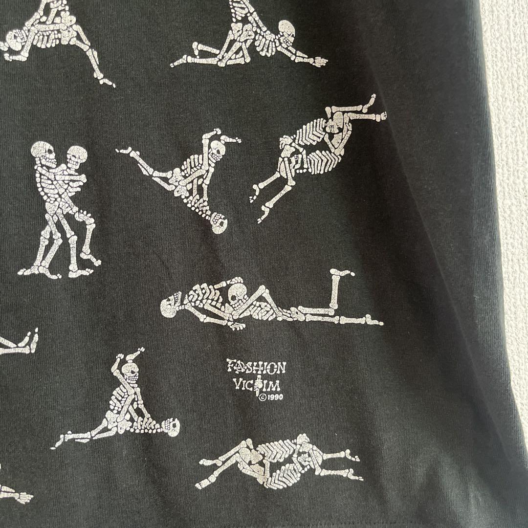 90's 四十八手Tシャツ スカル 蓄光 フルーツボディ - メルカリ