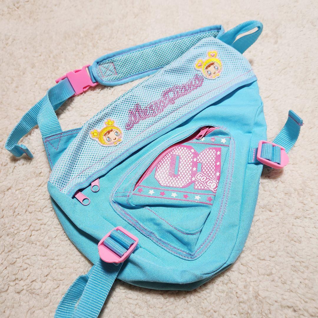 安価 希少】美品＊メゾピアノ＊ワンショルダーボディーバッグ/水色 バッグ