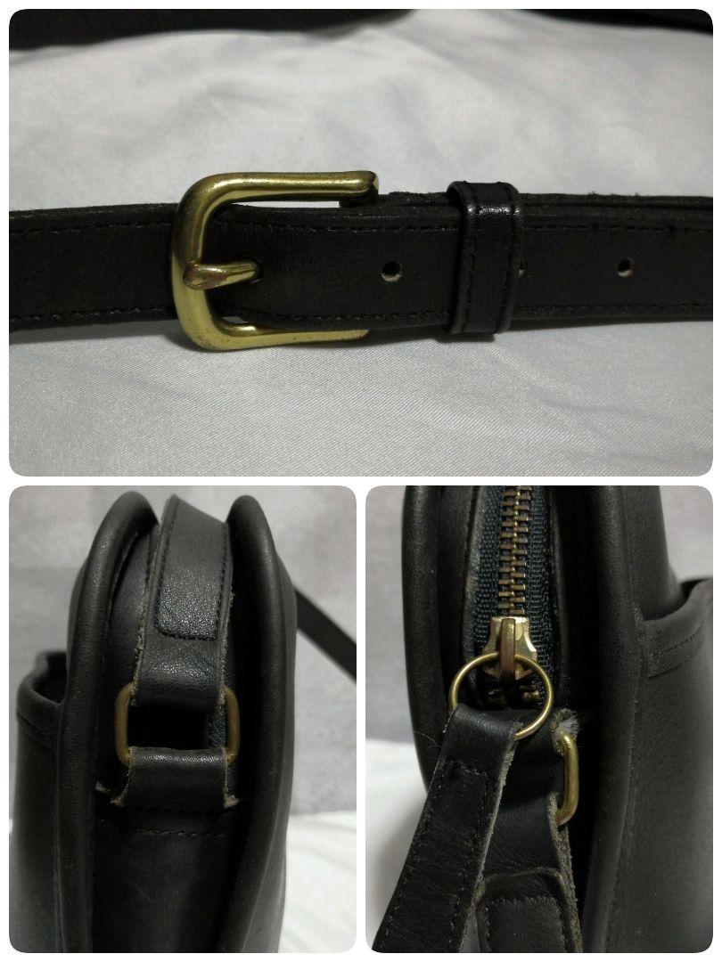 ルカリ∪ USA製 クラブタンレザー ショルダーバッグ ブラック wQF6y-m30675117051 OLD COACH などありま
