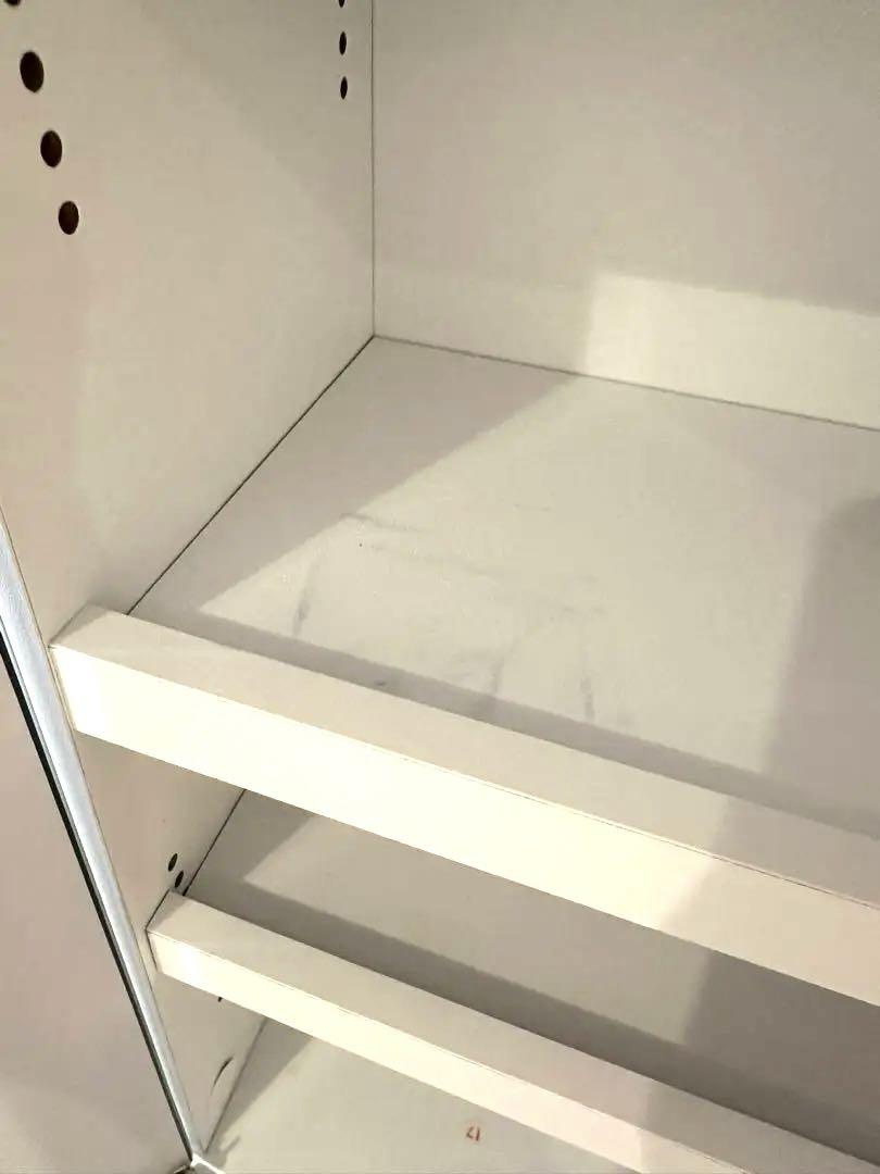 ドレッサー ホワイト スタンドミラー 引き出し付き