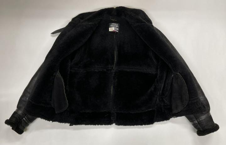 SCHOTT B-3 レザー フライトジャケット ムートン USA製 H390