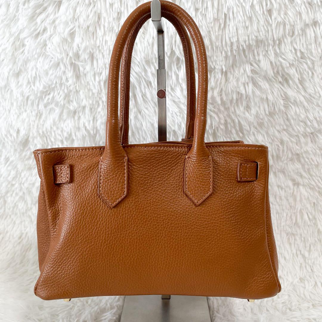 【極美品】AULENTTI ベルト付きBAG ひねり金具 バッグ 極美品】AULENTTI ベルト付きBAG ひねり金具 バッグ
